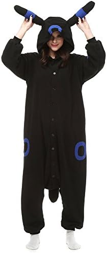 Laidisi Novelty Costumes Pyjamas Unisex Adult One-Pieces Cosplay Jumpsuit Blue Umbreon Medium