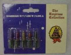 Christmas Concepts Pk of 5 Multi Spare Bulbs-13V 0.095A 1.235W (No 15)