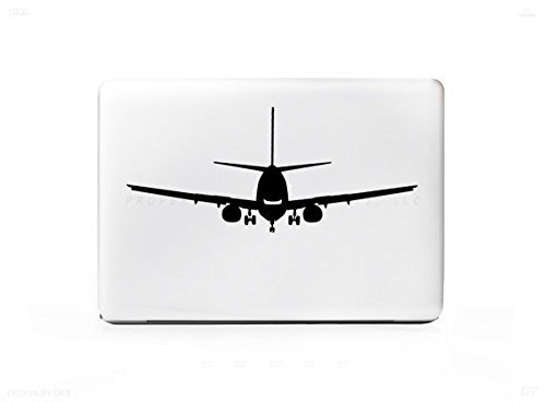 Airliner Plane Face Sticker Decal For MacBook Pro, PC, Laptop, Window, Car, or Wall