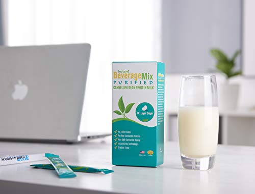 Instant Beverage Mix - Purified Cannellini Bean Protein Milk (15 stick packets/box) - Thumbnail 2