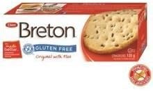 Breton Gluten Free Original with Flax Cracker, 4.76 Ounce - 6 per case.