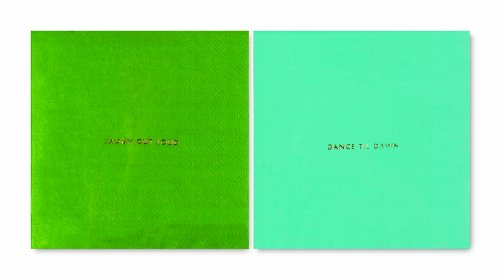 Kate Spade Cocktail Napkins - Small Talk Soiree - Blue and Green