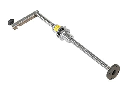 Vestil Lj 21 Steel Leveling Jack With Polished Chrome Finish