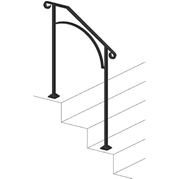 Iron X Handrail Arch #2 (No Fasteners)