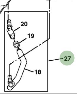 John Deere Original Equipment Ball Joint #AM132169