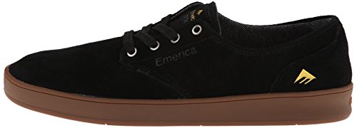 Emerica Men's The Romero Laced Skateboarding Shoe,Black/Gum,9.5 M US
