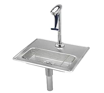 T S Brass B 1230 Water Station Pedestal Glass Filler And Drip Pan