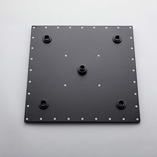 JiaYouJia 16'' Thermostatic Ceiling Mount Rainfall Shower System with