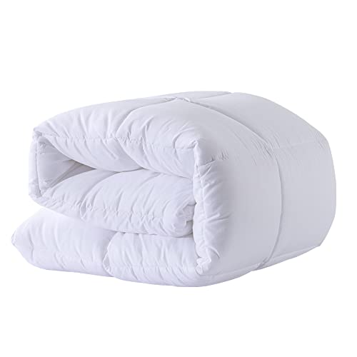 [Amazonブランド] Umi(ウミ) 掛けふとん セミダブル オールシーズン ふとん かけ布団 洗える かけふとん 冬 軽量 通気 抗菌防臭 170x210cm ホワイト
