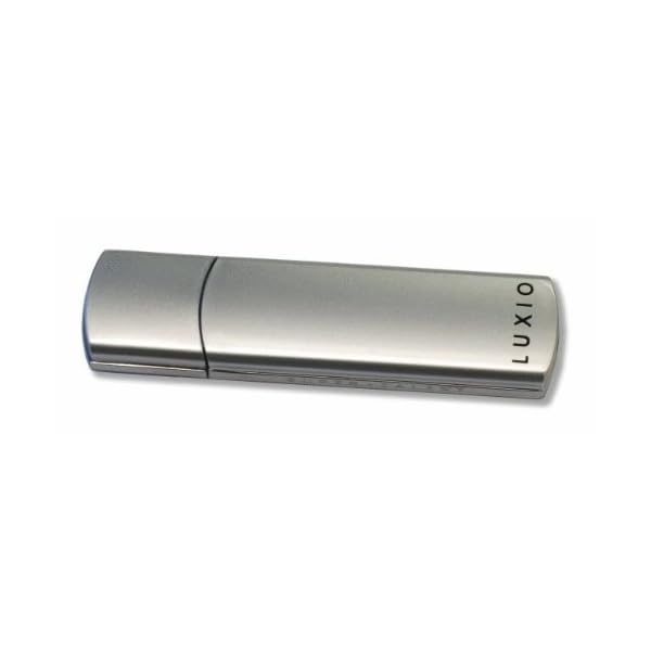 Super Talent STP28GLXSU LUXIO 128GB USB-Stick USB 2.0, silber in Giftbox