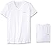 Diesel Men's Jake 3-Pack Essentials V-Neck T-Shirt, White, S