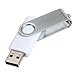 Flash Drive 4GB 10 Pack, Pen Drive AreTop USB2.0 Flash Drive Memory Stick Swivel Thumb Drives for Fold Date Storage (Pack 10Pcs-White)