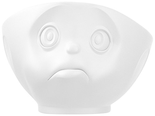 Fiftyeight TV Cups, Bowls, Sulking, for Müsli and Desserts, Porcelain, Matt White, 500ml