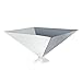 Jili Online Mobile Phone 3D Holographic Projector, Magic Box 360 3D Holographic Projection Pyramid Prism for iPhone, Samsung 3.5-6.5'' Cell Phone - Clear