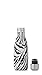 S'well Vacuum Insulated Stainless Steel Water Bottle, 9 oz, Noir Zebra