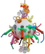 Parrot Essentials Nuts, Bolts & Binkies Puzzle Parrot Toy for African Grey Amazon, Macaw - Image 3