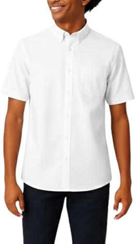 Amazon.com: Covona Men's Short Sleeve Solid White Color Dress Shirt Size Small : Clothing, Shoes & Jewelry Amazon.com: Covona Men's Short Sleeve Solid White Color Dress Shirt Size Small : Clothing, Shoes & Jewelry