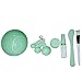 2 Set Facial Mixing Bowl And Brush Set, Diy Face Mask Tool Kit-16 Pcs (Green And Pink）