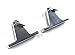 Mxeol Boat Bimini Deck Hinge with Quick Release Pin W/Screws 316 Stainless Steel (Pair)
