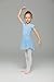 Dance Leotard with Skirt for Girls by Mdnmd (Tag130) Age 6-8,Blue