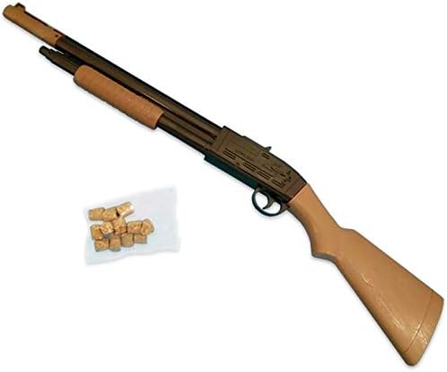 Amazon 射的銃 コルクガン 1丁 コルク12玉付き W1 D30 H660 単品 射的 ピストル コルクガン射的銃 コルク銃 ショットガン 通販