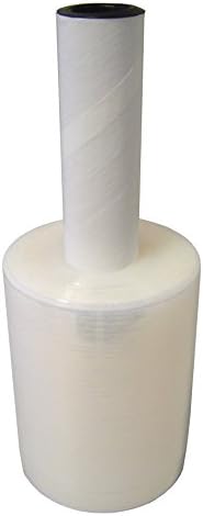 1 Pack of Clear Industrial Strength Stretch Wrap Plastic Film with Handle - Shrink Wrap for Moving Supplies Packing Supplies Pallet Wrap - 5" x 80 Guage x 1000 ft