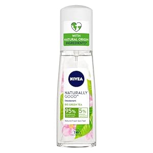 NIVEA Naturally Good Deodorant, Bio Green Tea, 75 ml