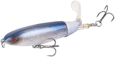 Fishing Lures Jointed Fish Bait Spinning Lures Whopper Popper Topwater Fishing Lure 13g/10cm Artificial Bait Hard Fishing Plopper Hook Soft Rotating Tail
