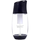 Ideal Olive Oil Mister Sprayer by The Fine Life - Best Air Pressure Cooking Oil Sprayer With Premium Clog-Free Filter - Save Calories As You Eat Bake Grill Air Fry Popcorn - FDA Approved Tritan- Black