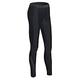 Women's High Waisted Athletic Swim Black Rash Guard Ankle Legging Pants