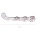 Wowlife Sex Toys Transparent Glass Crystal Penis Female masturbation Glassware Stimulator Stimulation Anal Plug Sex Groud Toy with 1pcs Wowlife's Pouch