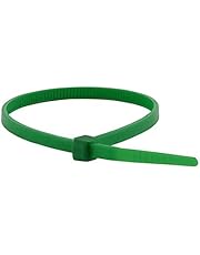 Monoprice Cable Tie 8 inch 40LBS, 100pcs/Pack - Green