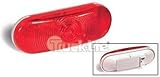 Truck-Lite 60283R, Red Economy 60 Stop/Turn/Tail & Front/Park/Turn Oval Sealed