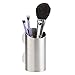 iDesign Forma Stainless Steel Suction Toothbrush and Razor Holder Cup for Bathroom Mirror, Shower, Vanity Organization, 2.25