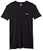 Diesel Men's Jake 3-Pack Essentials V-Neck T-Shirt, Black, X-Large