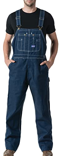 Big Smith Men's Rigid Denim Bib Overall