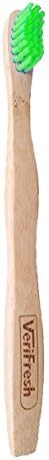 Kids Bamboo toothbrush Green