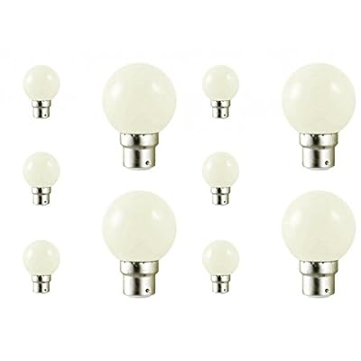 Lot De 10 Ampoules Led B22 Pour Guirlande Lumineuse 7 Couleurs D