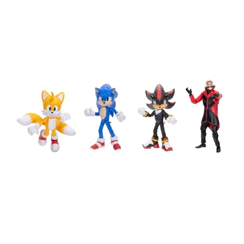 Boneco Sonic 13cm Figura Articulada Filme Sonic 3 - Sunny