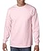 Gildan G2400 100% Cotton L-Sleeve Tee - Light Pink - XL