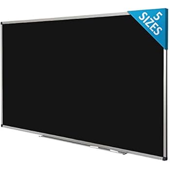 Black Magnetic Chalk Board | Aluminium Framed | Excellent Solution for Art, Notes and Memos | 5 Sizes Available | 18