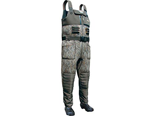 Drake MST Eqwader 2.0 Neoprene Waders, Color: Mossy Oak Bottomland, Size: Size 13 (DF8312-006-13), Camo