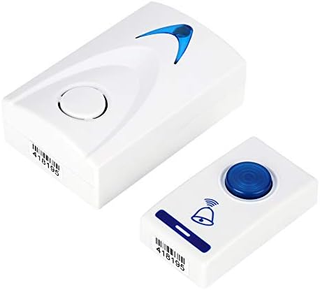 Furnoor Wireless Romote Music Doorbell Set Includes Receiver and Transmitter for Home Office Security Durable