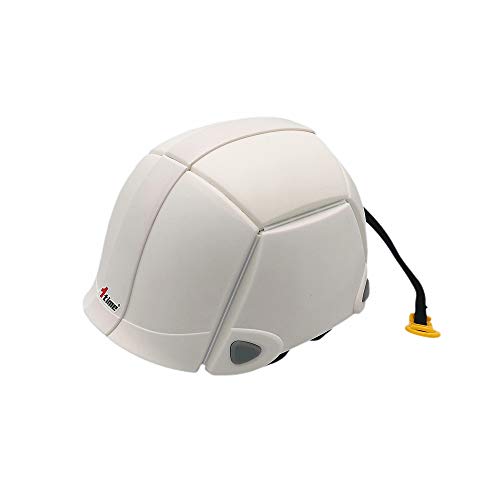 Bloom Outdoors Foldable Hardhat - Safety Helmet for Workplace, Offices, Public Facilities & Disaster Construction (White)
