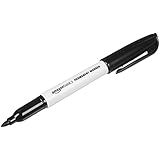AmazonBasics Permanent Markers, Black, 12-Pack