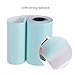 Aibecy Printable Sticker Paper Roll Direct Thermal Paper with Self-Adhesive 5730mm(2.171.18in) for PeriPage A6 Pocket Thermal Printer for PAPERANG P1/P2 Mini Photo Printer