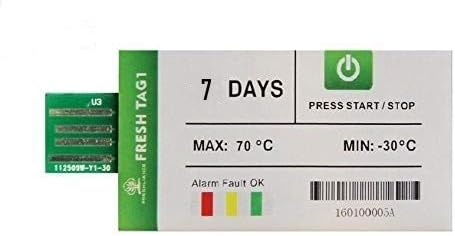 Temperature Data Logger 15Pack Freshliance Cold Chain-7Days Memory Size FRESHLIANCE Single Use USB PDF (7days)