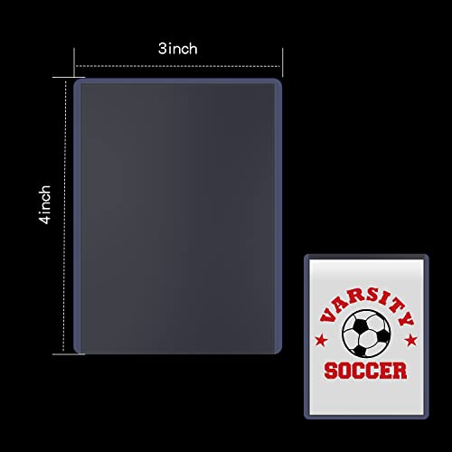120 Pack 3x4 Inch Top Loaders for Cards, Card Protectors Hard Plastic