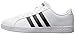 adidas Men's Baseline Fashion Sneakers, White/Black, (9 M US)