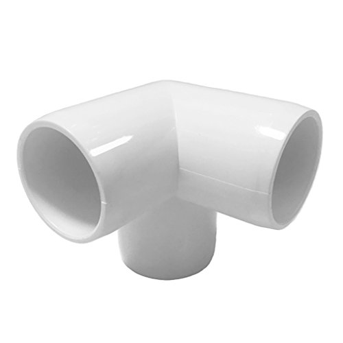 3 WayTee 1-1/4in PVC Fitting Elbow - Build Heavy Duty PVC Furniture - PVC Elbow Fittings (Pack of 10)